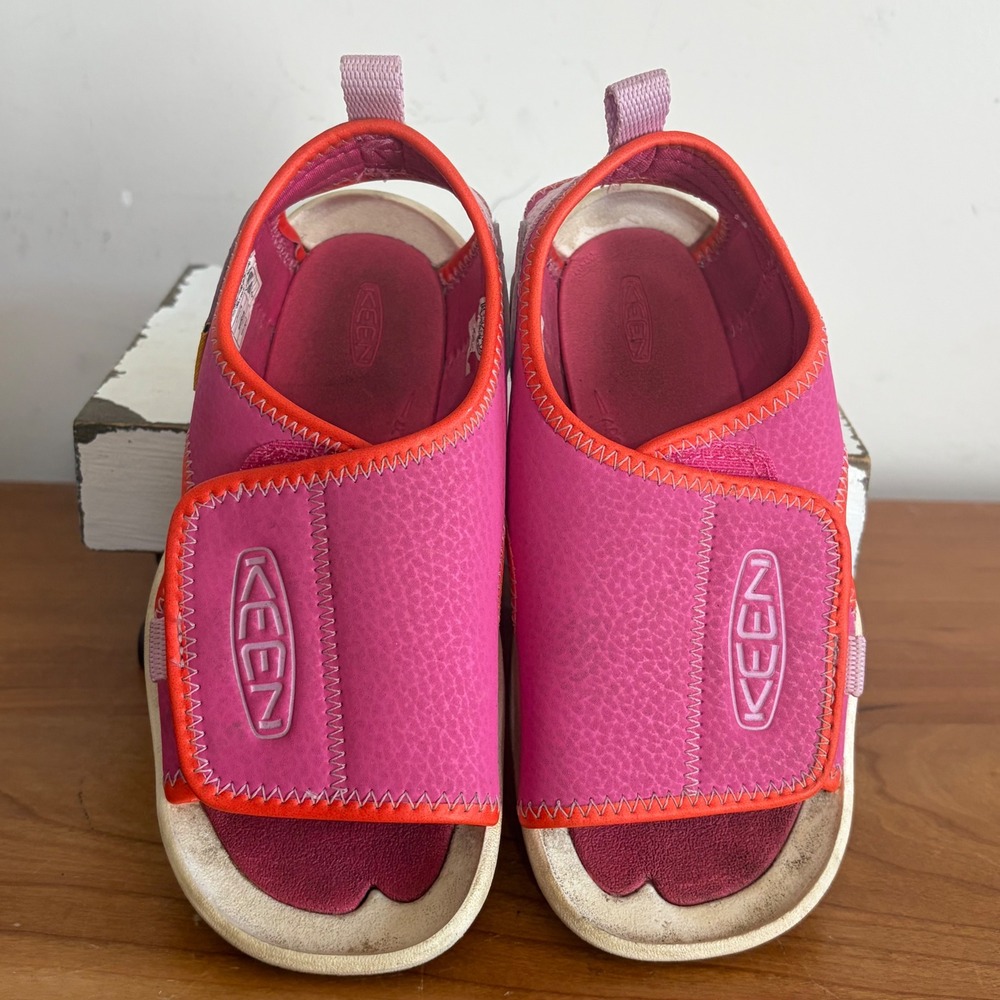 Keen Kids Moxie Sandal Pink Orange Water Friendly Washable 1025661 Size 11 US